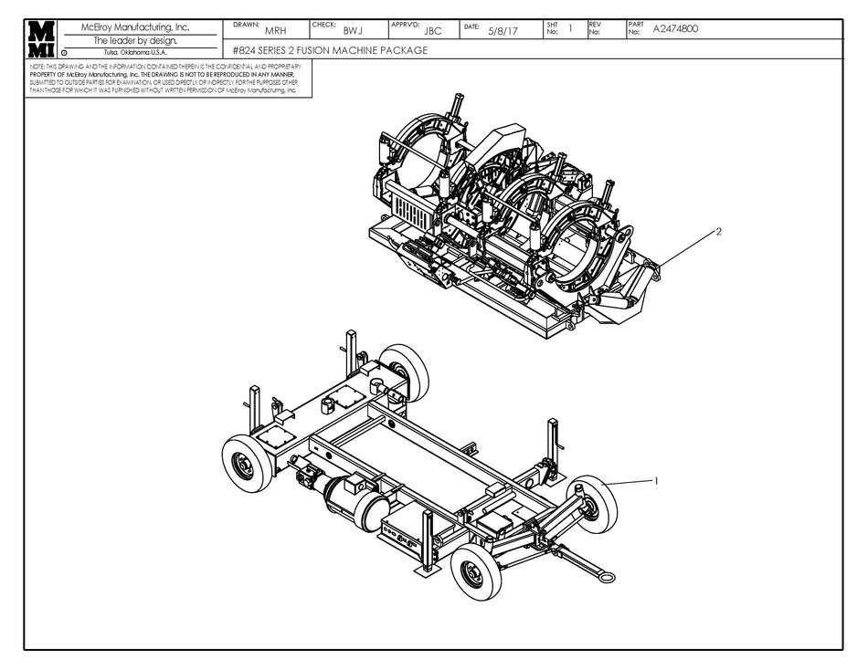 A2474803 - 24 S2 220-240V Lf Fusion Machine Package