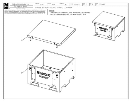2511001 - Acrobat Front Loading Shp Cntr