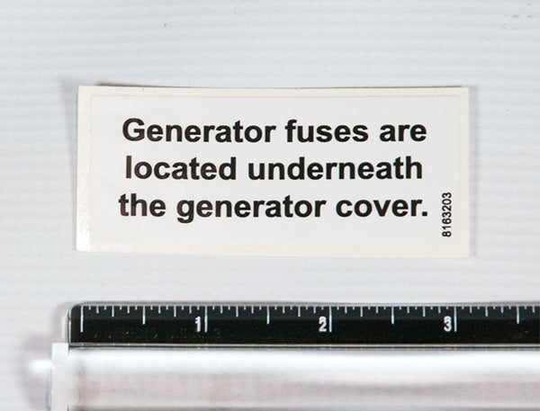 McElroy Part 8163203 - GEN COVER FUSE LOCATOR LABEL for sale