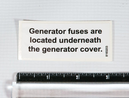 McElroy Part 8163203 - GEN COVER FUSE LOCATOR LABEL for sale