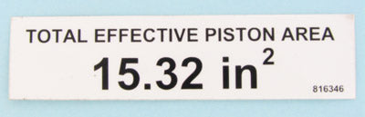 McElroy Part 816346 - 15.32 SQ IN TEPA LABEL for sale