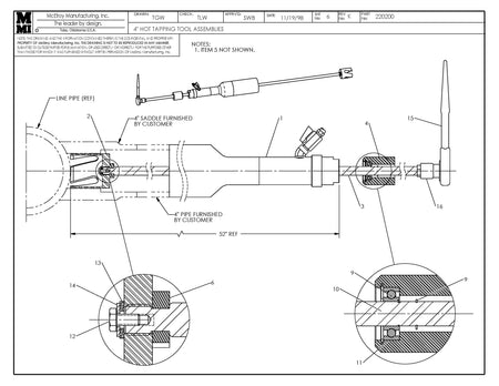 McElroy Part 220209 - 4IPS DRISCO 8100 HTT ASSY for sale