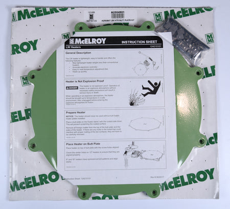 Acrobat 250 Heater Butt Plate Kit