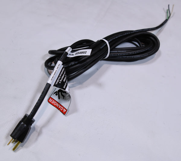 McElroy Part 1854802 - 15A/250V CORD W/NEMA 6-15 PLUG for sale