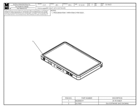 DL18602 - Dl Tablet Assembly