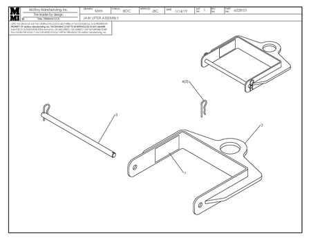 McElroy Part 6528101 - JAW LIFTER ASSY for sale