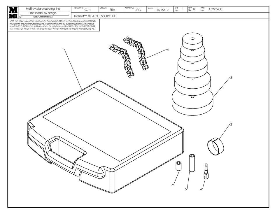 ASW34801 - Hornet Xl Accessory Kit