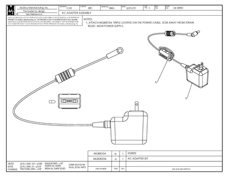 DL18901 - Ac Adapter Assembly