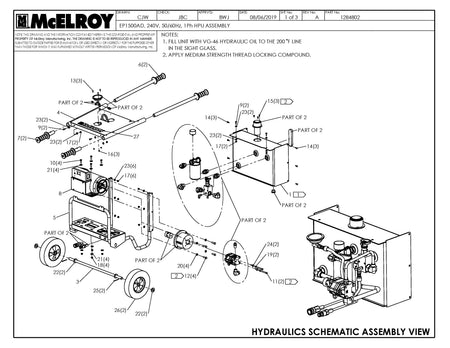 Ep1500Ad 240V Hpu Assembly