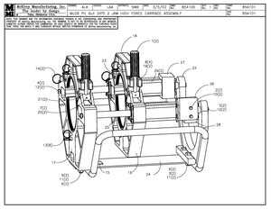 McElroy Part 854101 - 8PB DIPS 2JAW HF CARRIAGE ASSY for sale