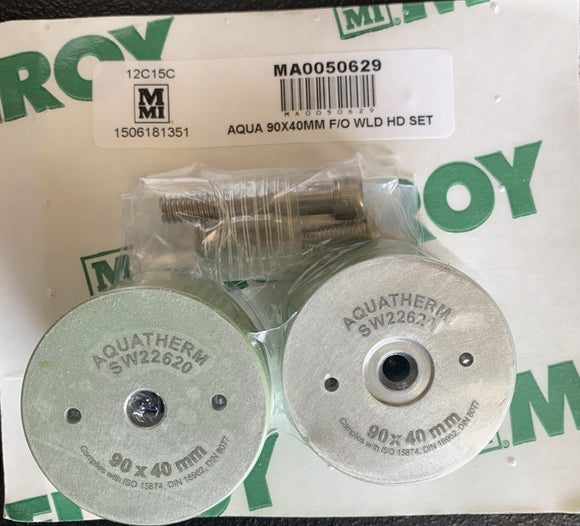 90X40mm McElroy Fusion Outlet Welding Head Set for Polypropylene
