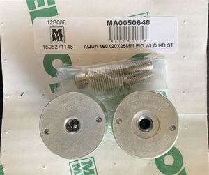 MA0050648 - 160mm X 20mm - 25mm McElroy Fusion Outlet Weld Head Set for Polypropylene